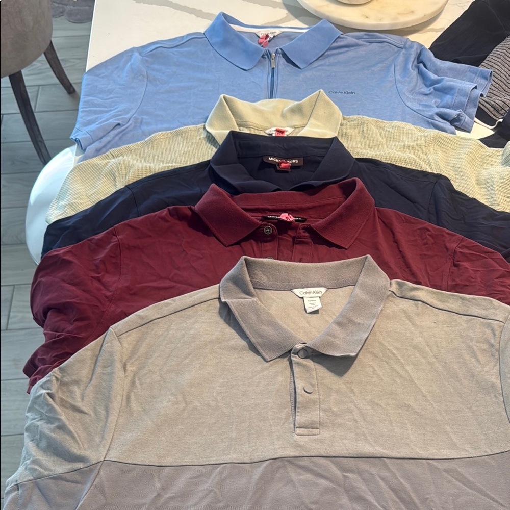 Michael Kors/ Calvin Klein Polo Shirt Classic Style